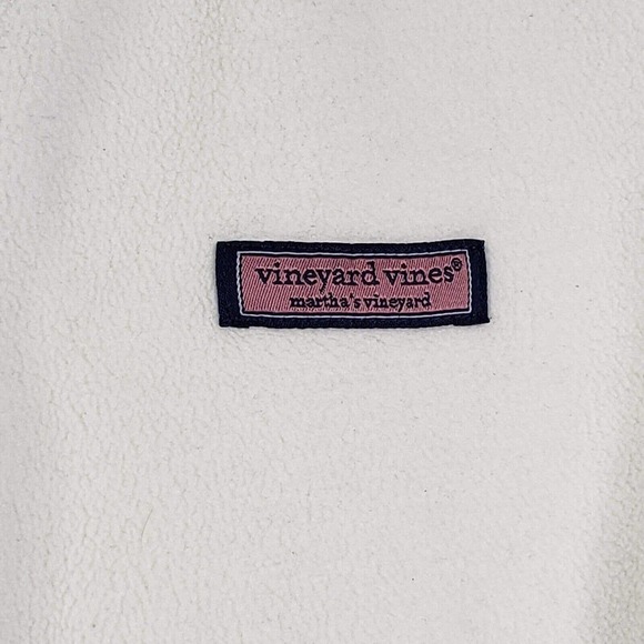 Vineyard Vines Full Zip Fleece Vest Women’s Small White Whale Logo Martha Vine - Picture 7 of 9